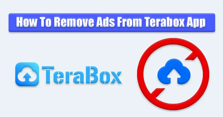 How to remove ads from terabox