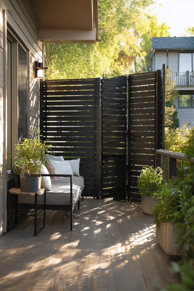 10. Hinged Wood Panels You Can Adjust