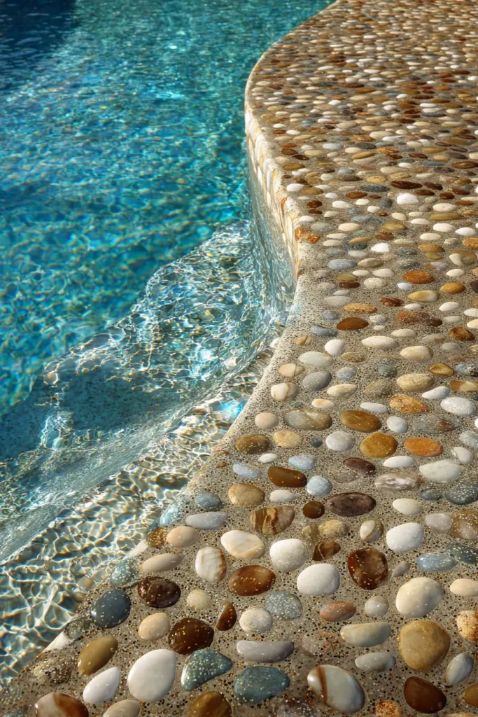 3. Exposed Aggregate With Smooth Pebbles