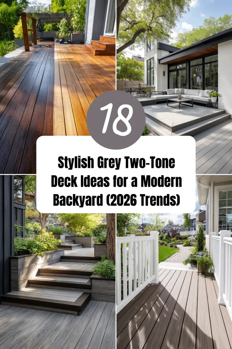 18 Stylish Grey Two-Tone Deck Ideas for 2026