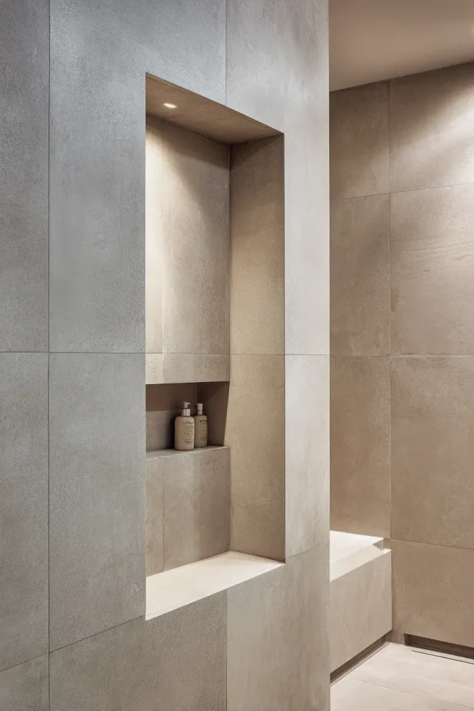 Section 2: Minimalist Shower Niche Ideas (Clean and Simple)