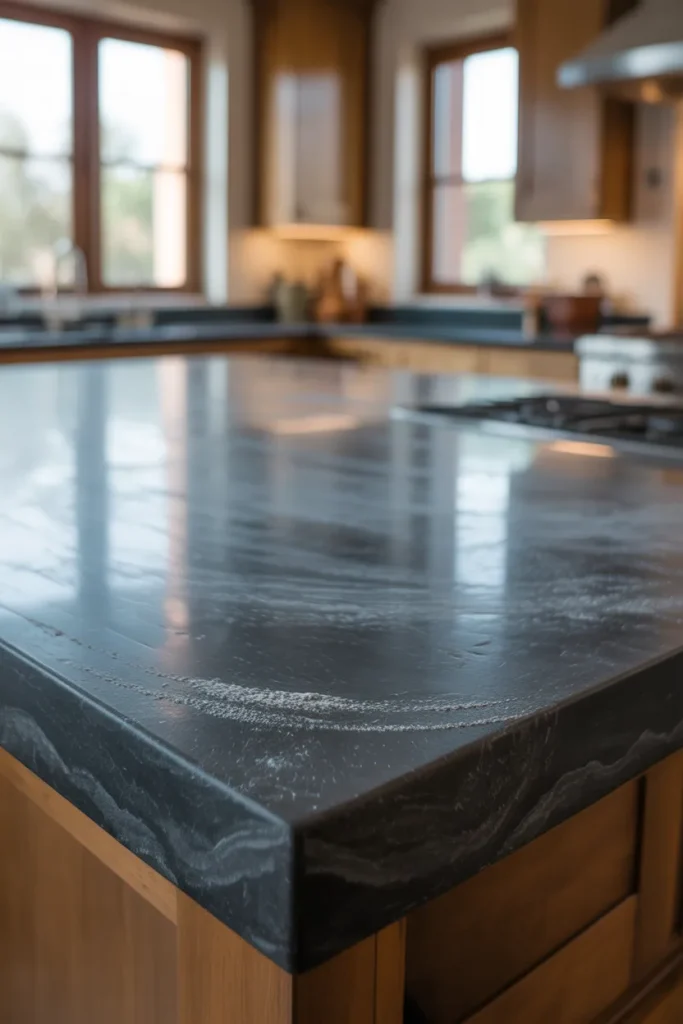 1. Honed Granite That Hides Fingerprints