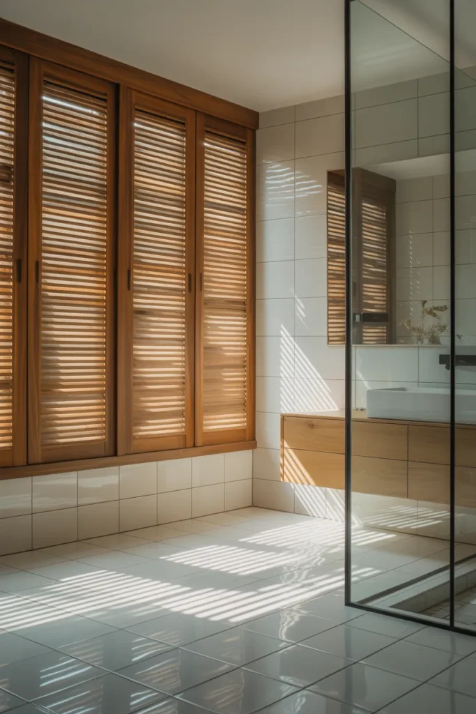 1. Louvers That Let Light Dance