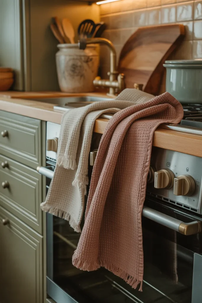 10. Add a Soft Touch with Textured Towels