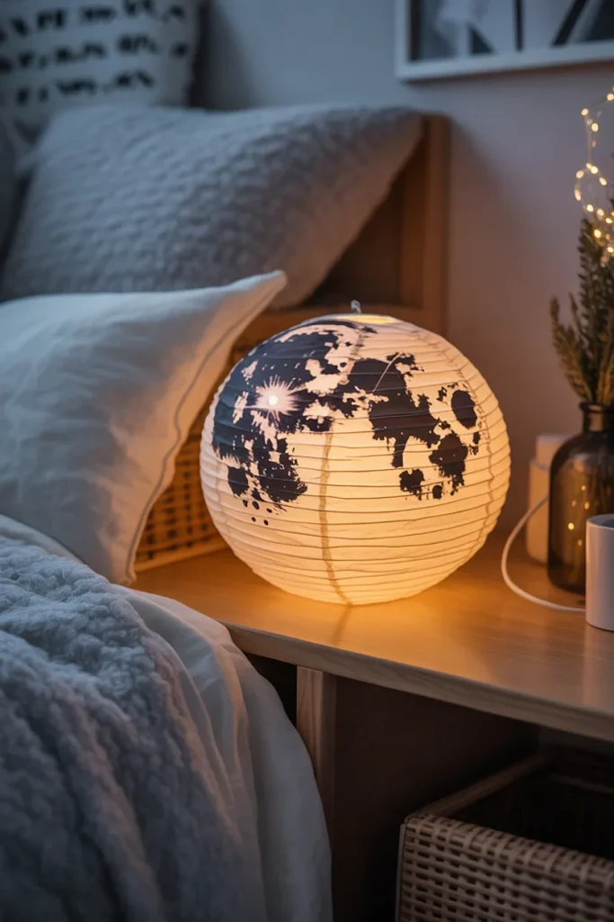 10. DIY a Moon Crater Night Light