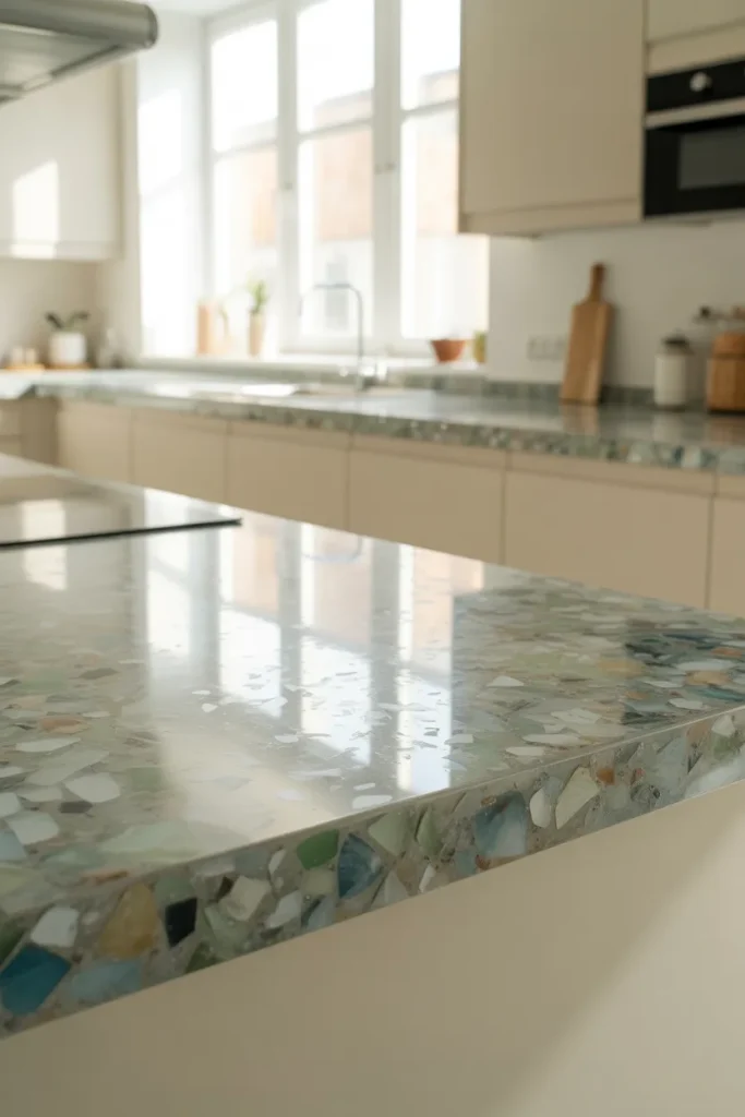 10. Recycled Glass and Stone Composite