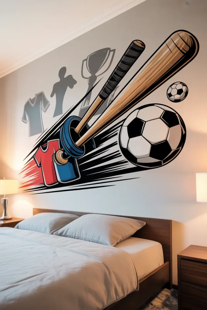 10. Sports Equipment Flying in Midair