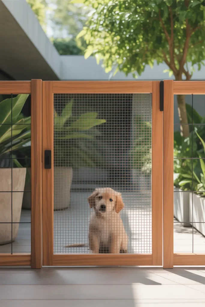 10. The Mesh Pet Gate