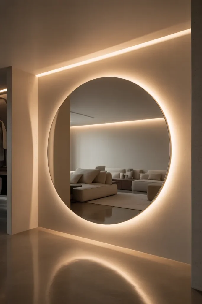 10. Turn a boring mirror into a statement piece