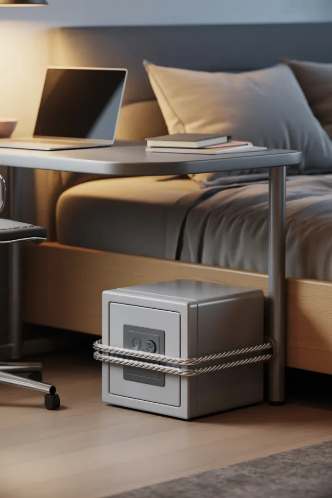 11. A Safe (Small, With Cable)