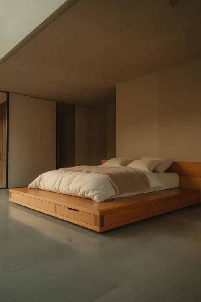 11. Build a Low Platform for Your Bed