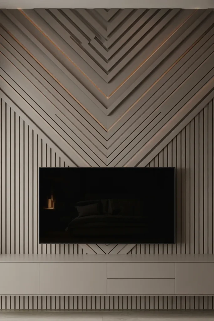 11. Chevron Pattern Slats