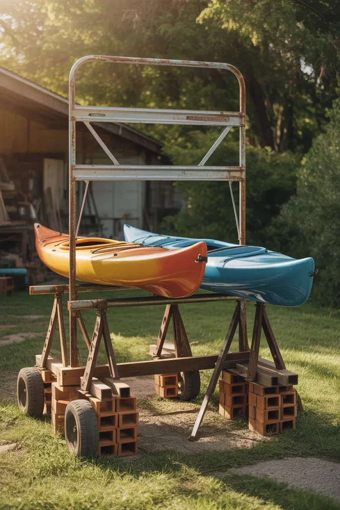 11. Old Ladder Rack from a Pickup Truck