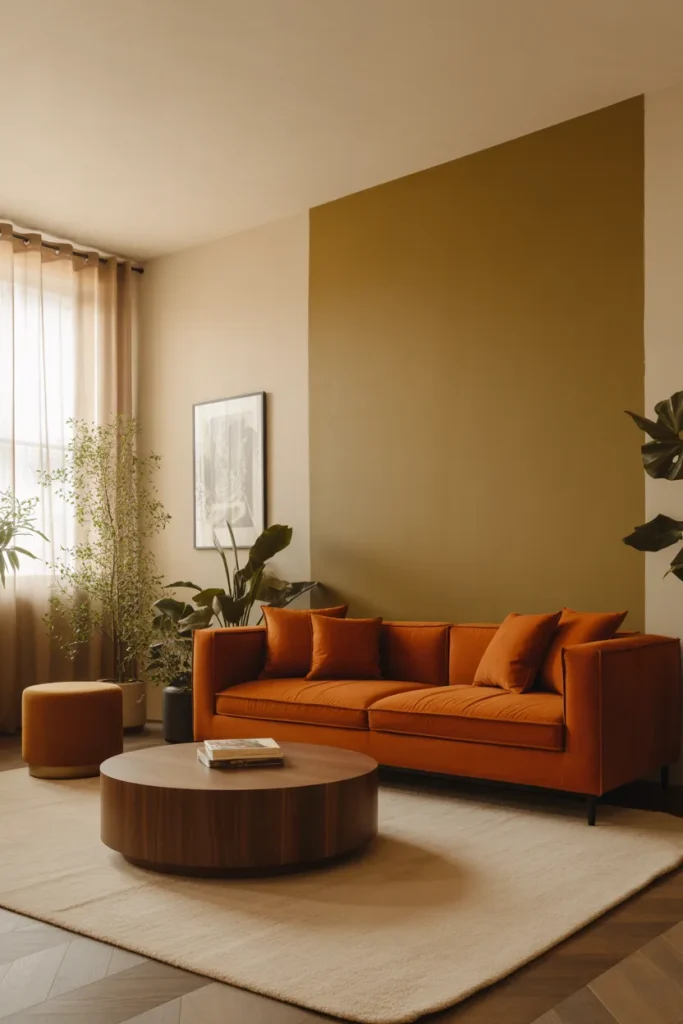 11. Paint One Wall Olive Green
