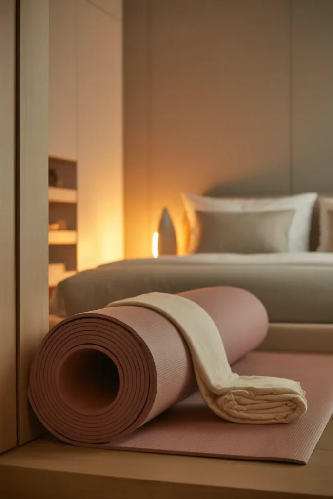 11. Roll Out a Thick Yoga Mat
