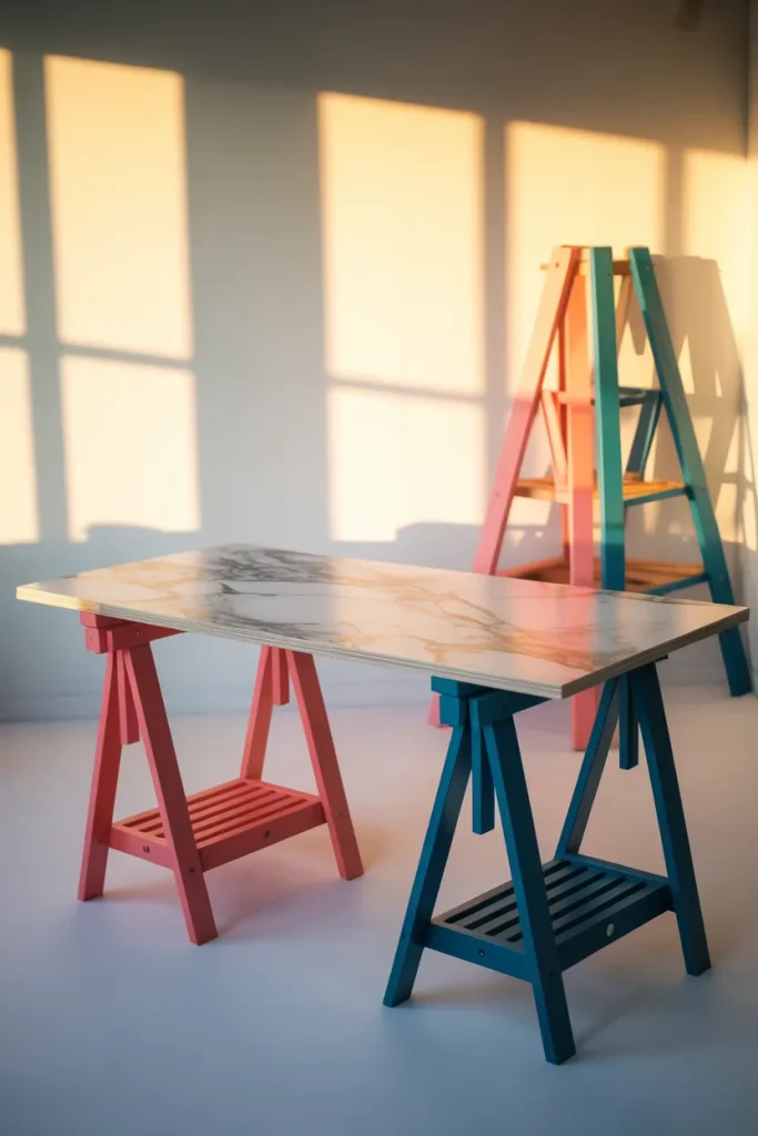 11. The Sawhorse Table