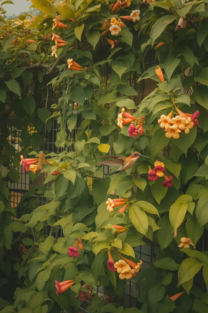 13. Crossvine for Evergreen Shine and Heat That Does Not Quit
