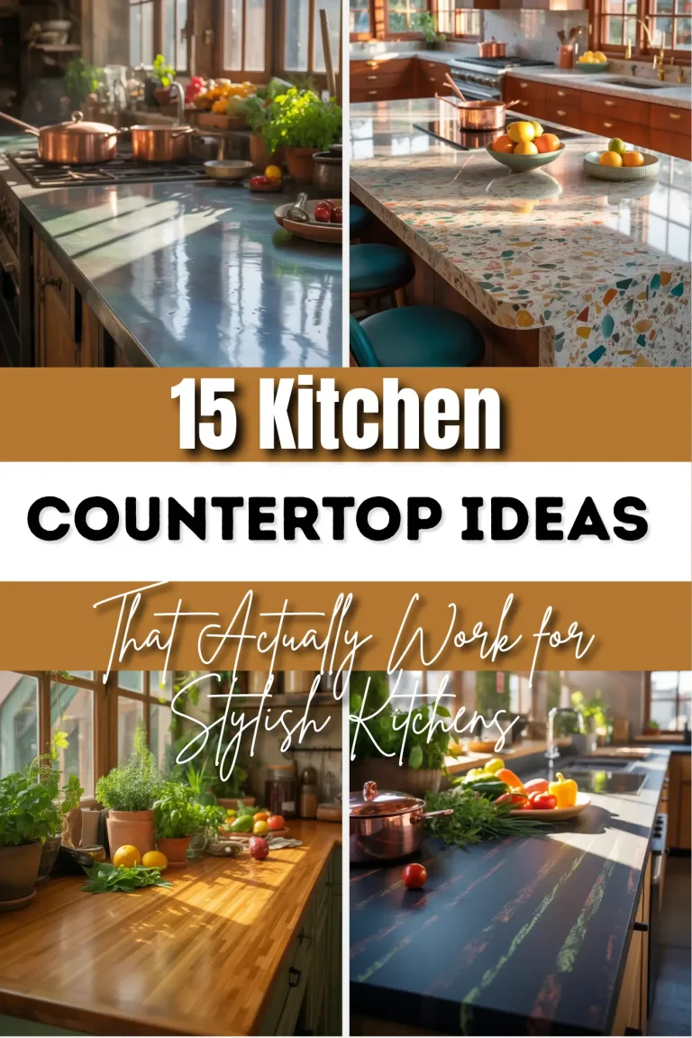15 Kitchen Countertop Ideas That Actually Work