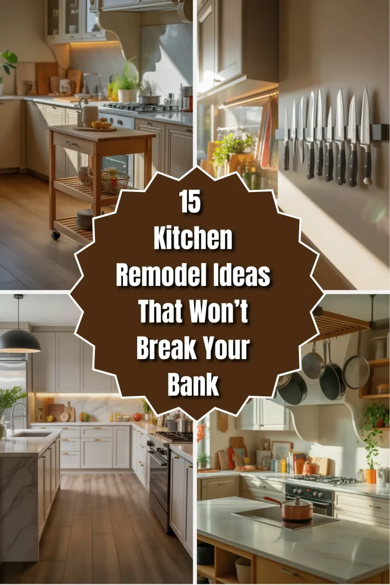 15 Kitchen Remodel Ideas That Won’t Break Your Bank