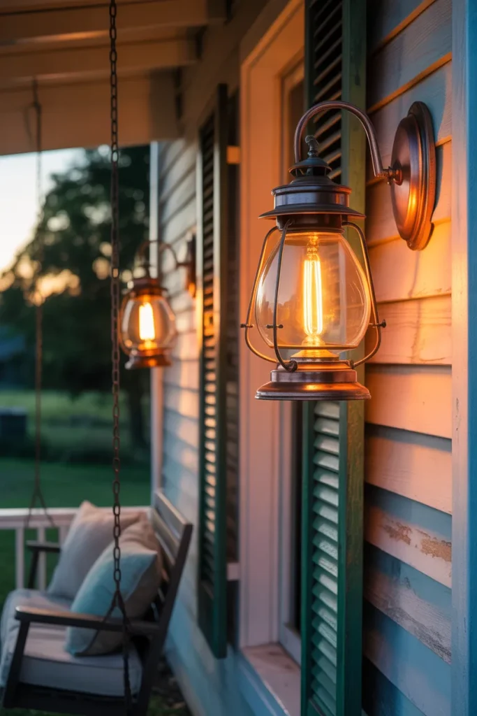 15. Copper Lanterns That Age With Your House