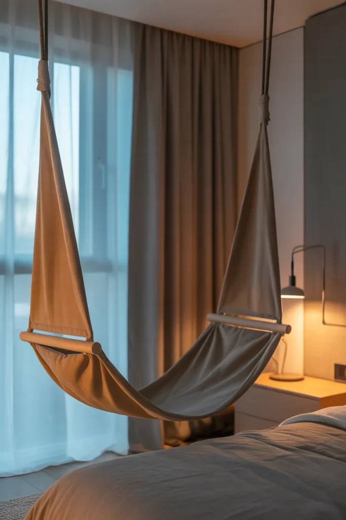 15. Hang a Fabric Swing
