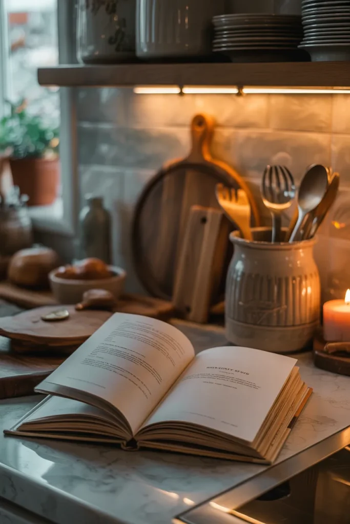 15. Let a Cookbook Lie Open on the Counter
