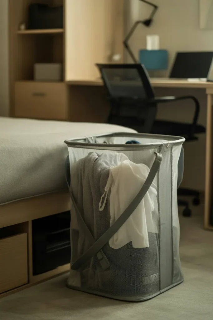 16. A Collapsible Laundry Hamper
