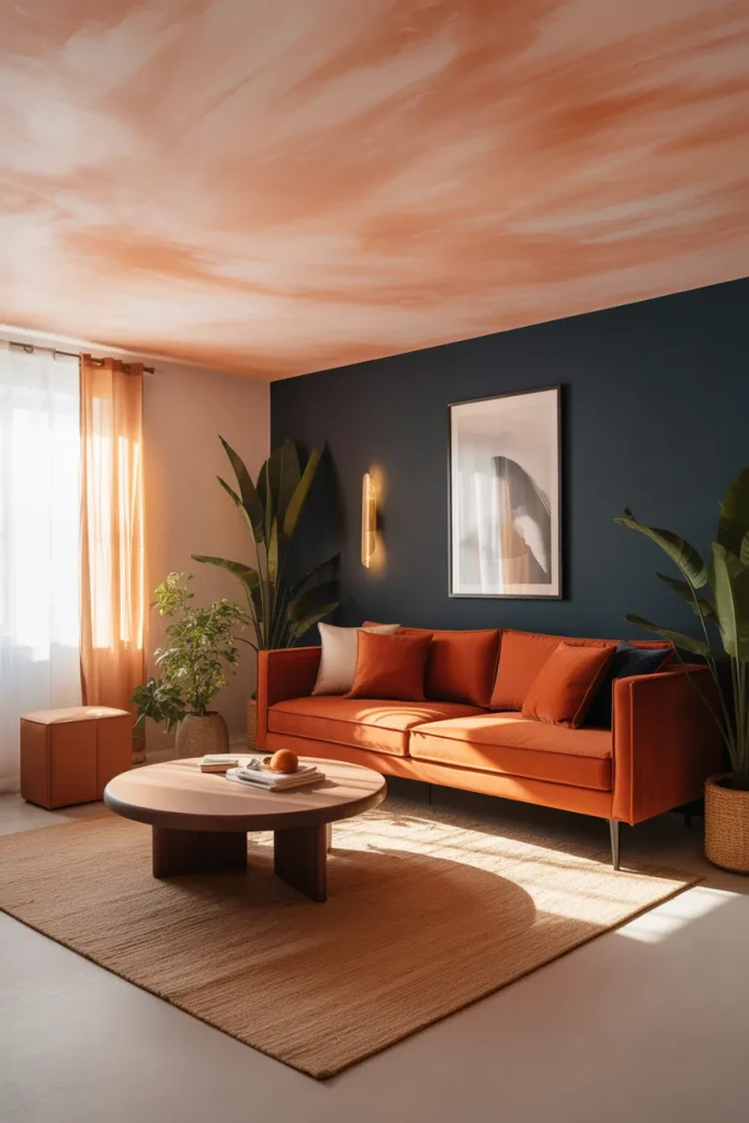 16. Paint Ceiling a Soft Peach
