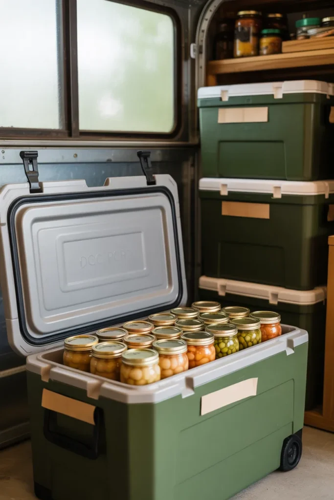 16. Store Jars in a Cooler