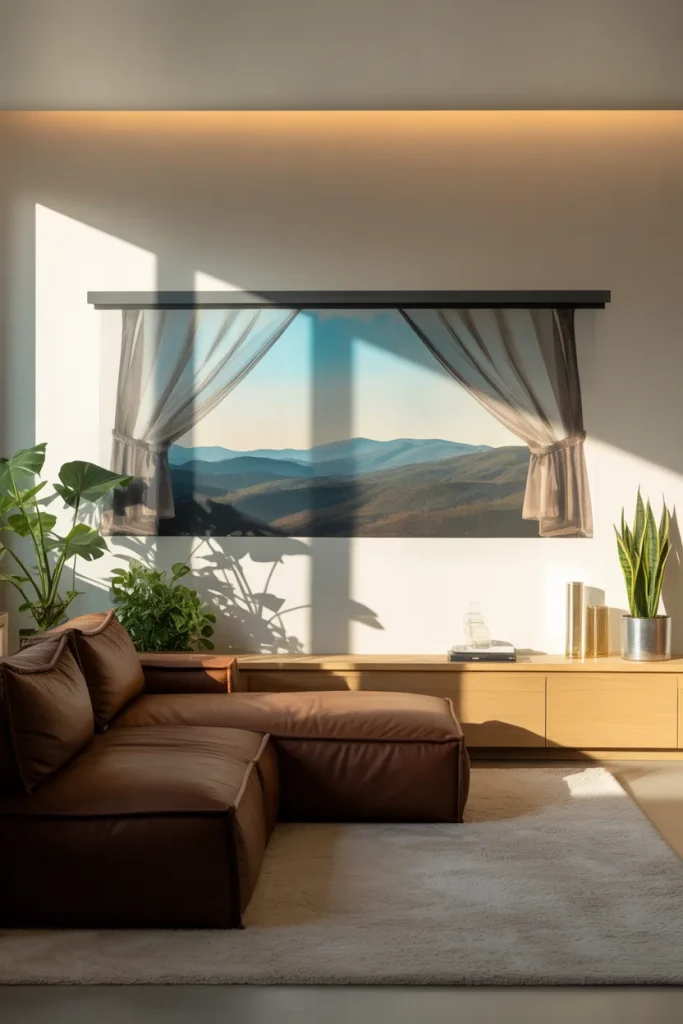 2. Fake Window with a View
