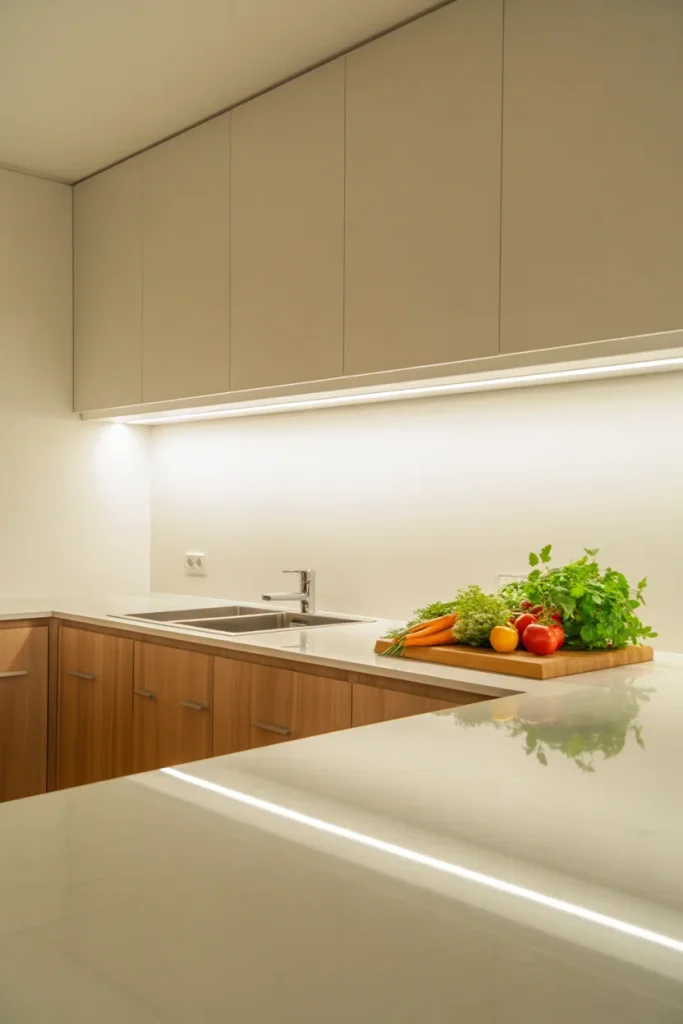 2. Make your kitchen counters glow