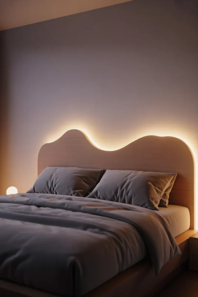 4. Build a headboard that floats