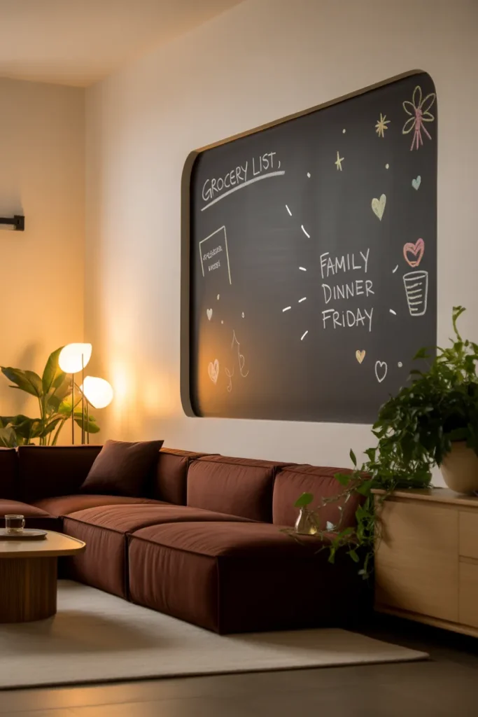 4. Chalkboard Decal for Lists and Doodles