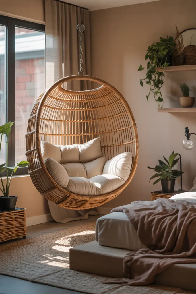 4. Hang a Chair from the Ceiling