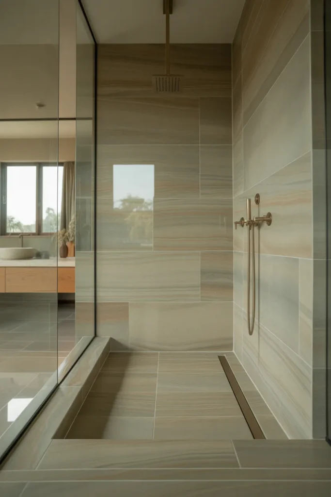 4. Run the Same Tile From Floor to Ceiling