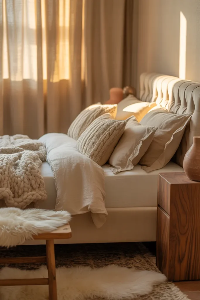 4. Use Natural Wood For Warmth