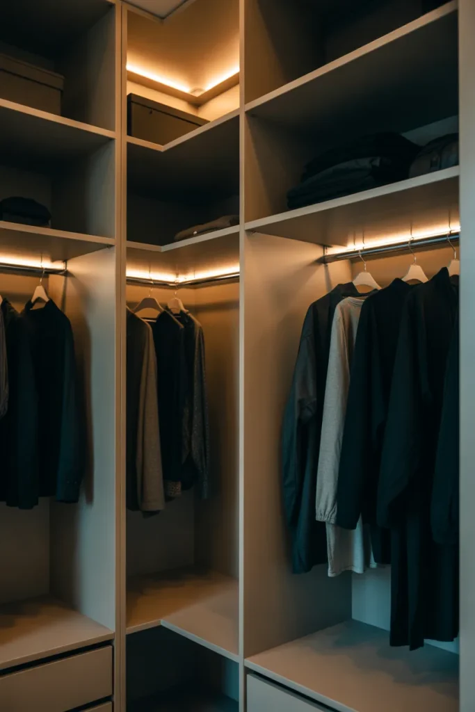 5. Brighten a dark closet