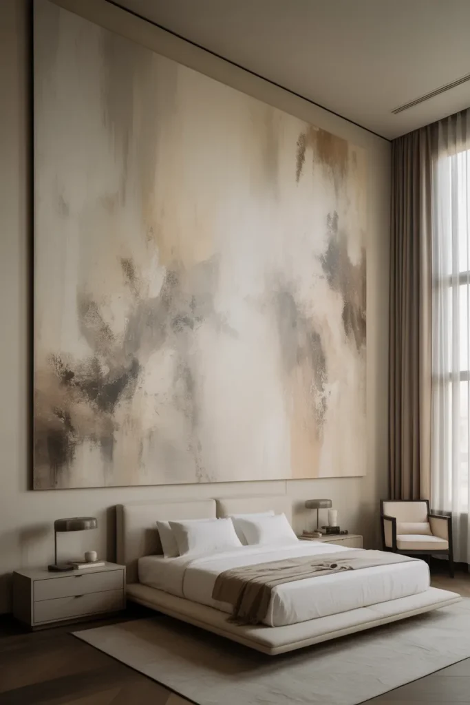 6. Hang Art That Fills the Wall