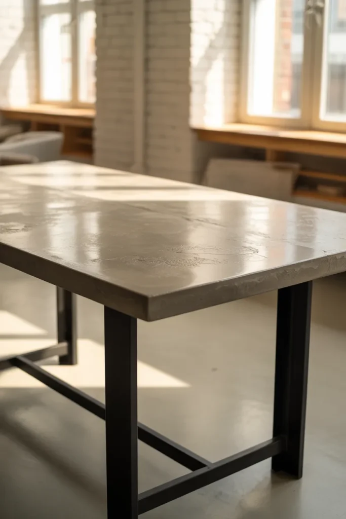 7. The Concrete Top Table