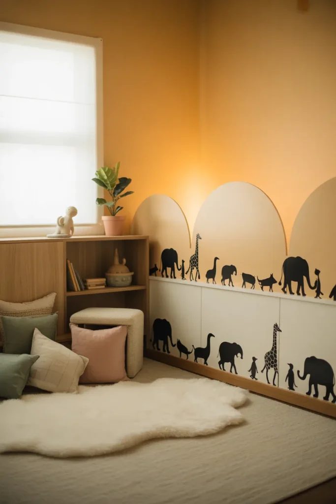 8. Animal Parade Along the Baseboard