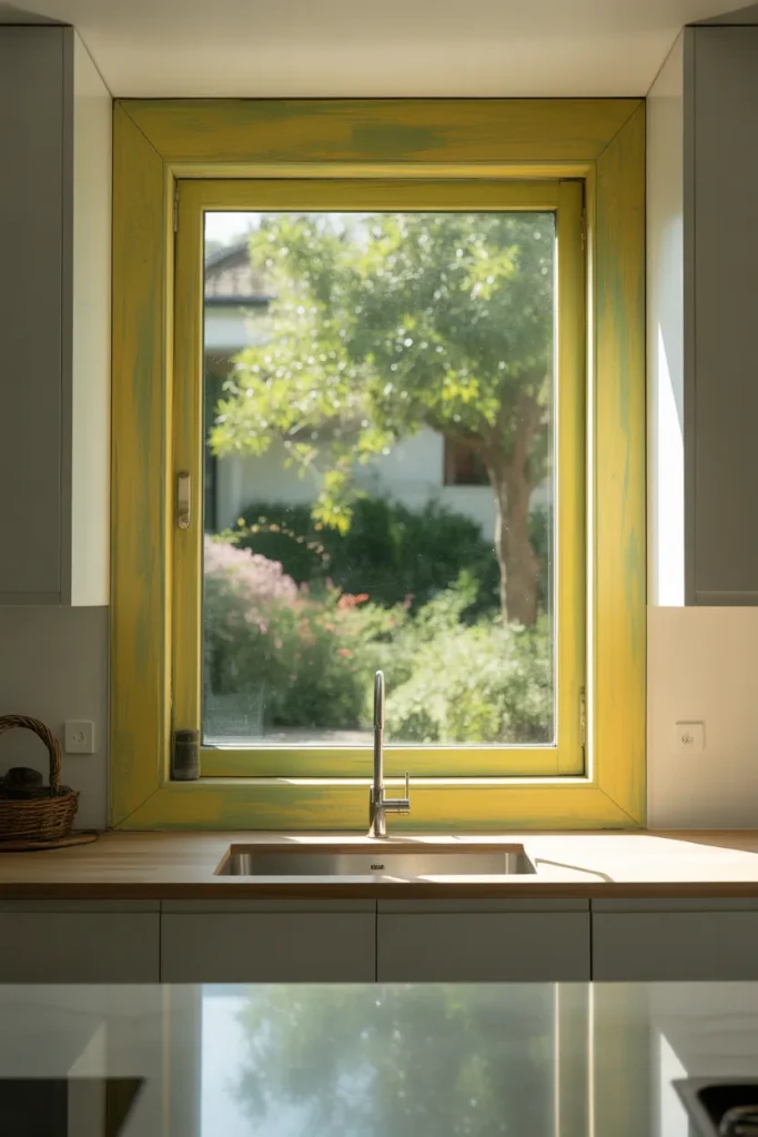 8. Paint the Window Trim a Different Color Than the Walls