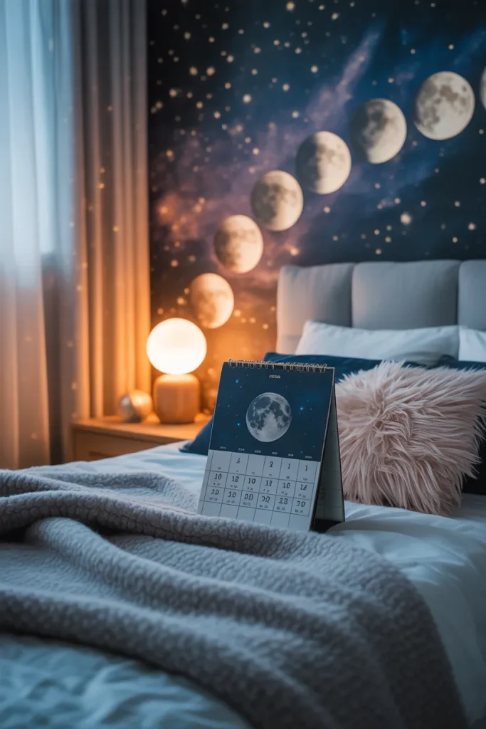 9. Place a Lunar Calendar on Your Nightstand