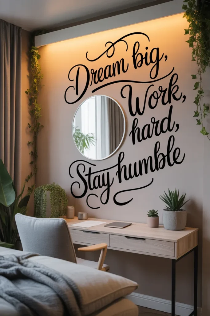 9. Quote That Winds Around the Room