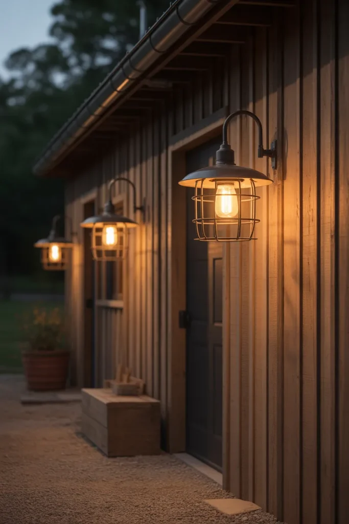 9. Wall Packs That Look Like Old Factory Lights