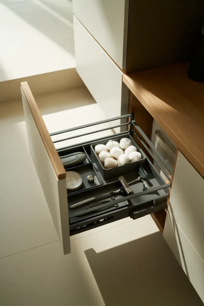 Eighth Idea A Pull-Out Basket on Drawer Slides