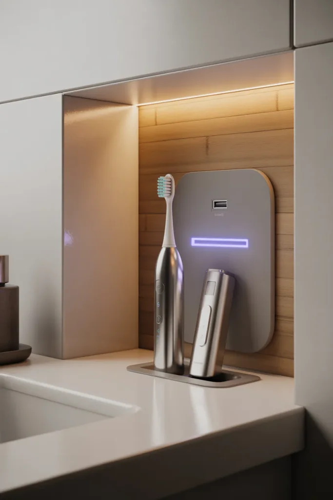 Fifteenth Idea A Tiny Charging Station for Electric Toothbrushes