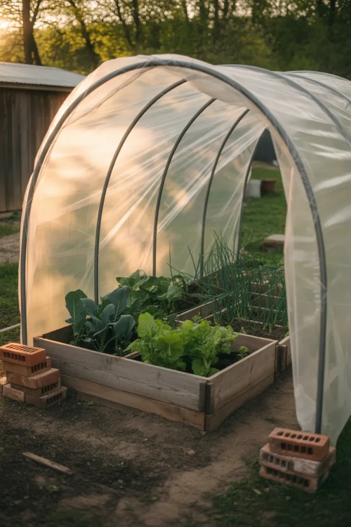 Idea 1 – The PVC Pipe Hoop House