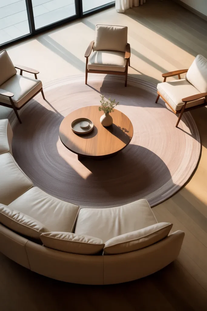 Idea 10 Use a Round Coffee Table as a Spinner