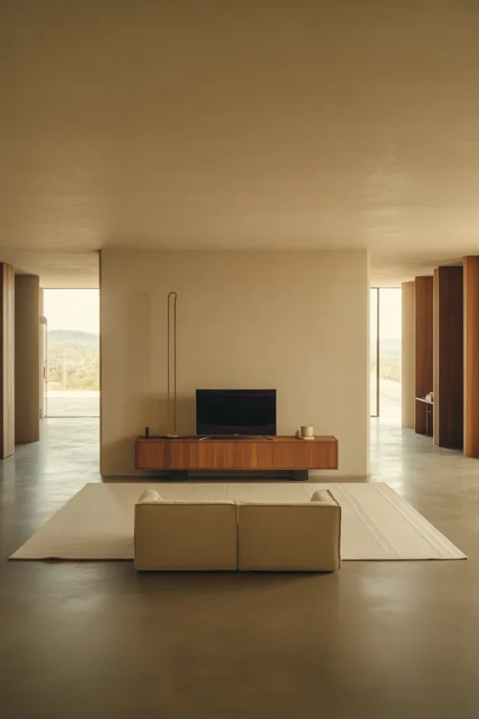Idea 13 Float the TV in the Middle of the Room