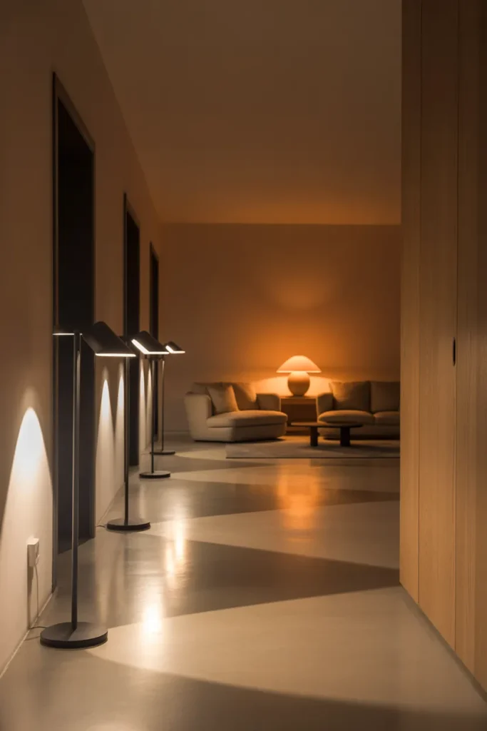 Idea 14 Use Floor Lamps to Mark the Walking Lane